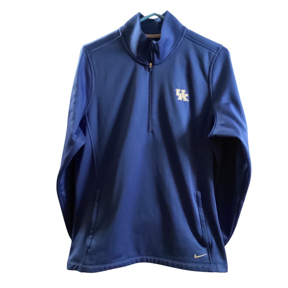 Nike Golf Kentucky Wildcats Kids XL Blue Quarter Zip Pullover Jacket 619967-491